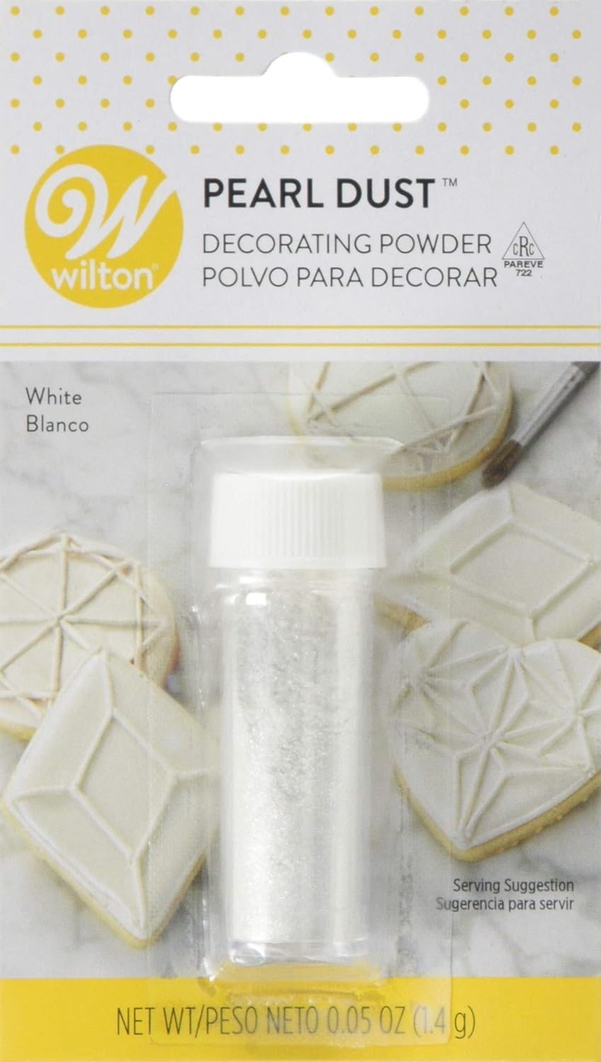 Wilton Pearl Dust, Edible, White, 1.4 g Amazon.co.uk Grocery
