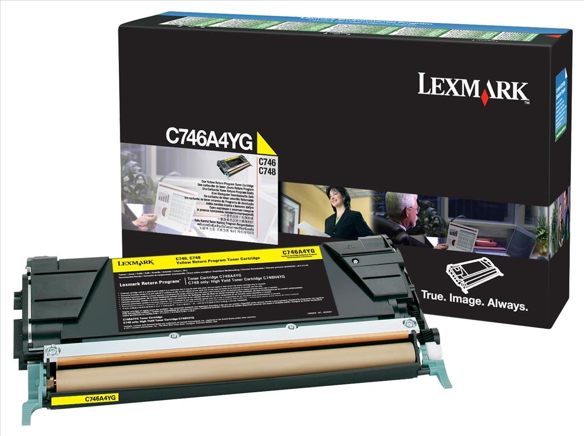 Lexmark C746 Toner Cartridge - Yellow
