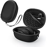 Case for Beats Studio Pro/Solo 4/Solo 3/Studio3 On-Ear Headphones, Portable Travel Hard Shell Storage Bag (Black)