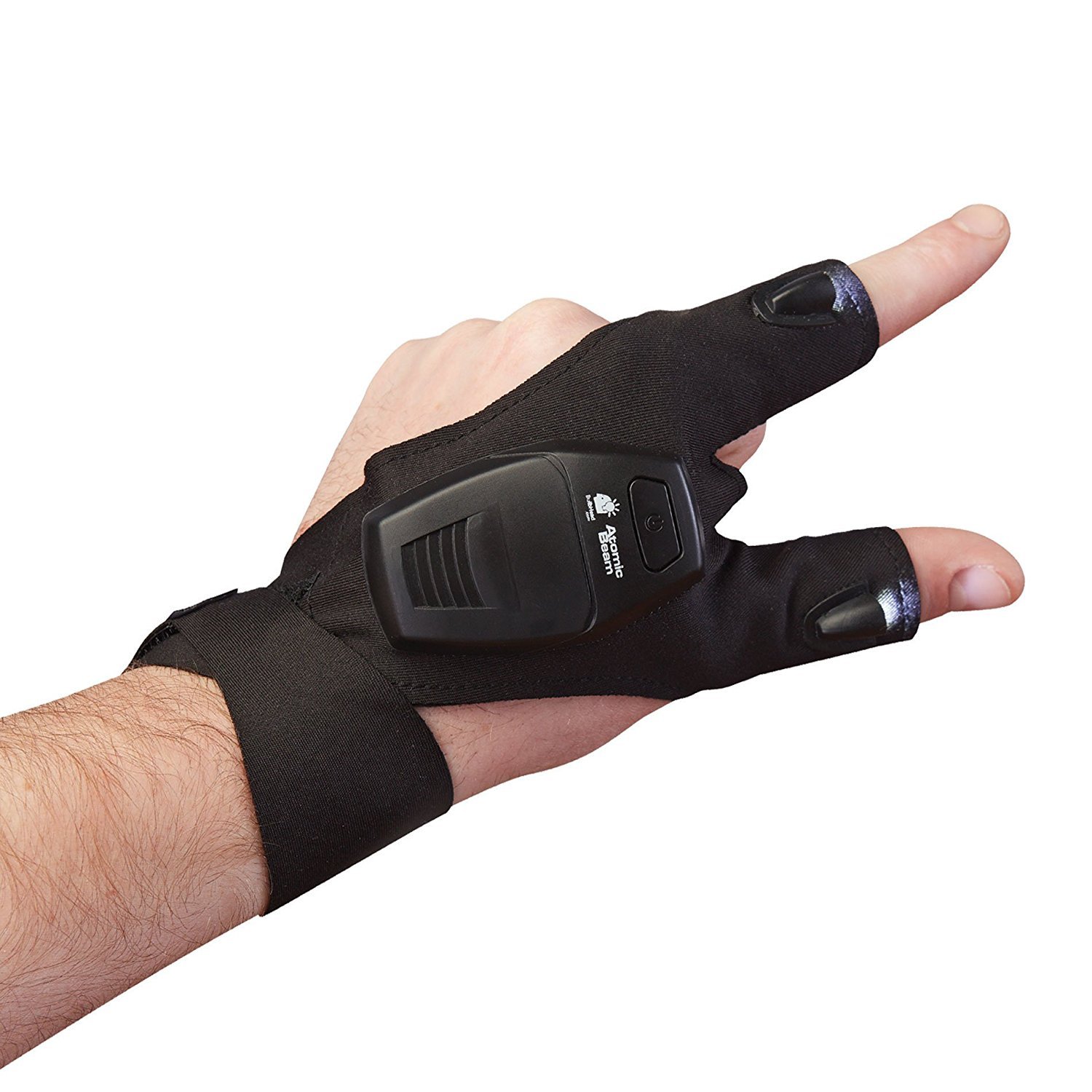 Atomic Beam Glove Flashlight by BulbHead, LED Light Gloves, Hand Light
