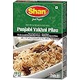 Shan Punjabi Yakhni Pilau Recipe and Seasoning Mix 1.76 oz (50g) - Spice Powder for Mild Punjabi Style Meat Pilaf - Suitable for Vegetarians - Airtight Bag in a Box (Pack of 24)