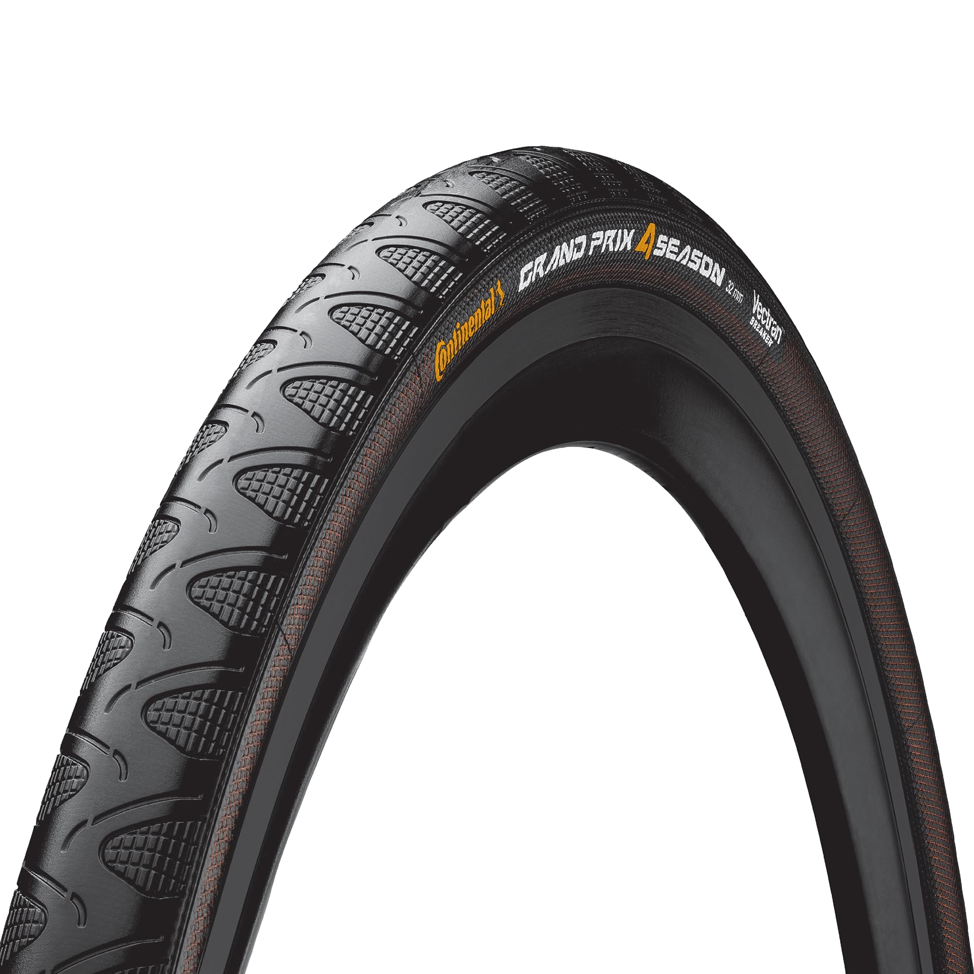 Continental Grand Prix 4-Season Road Bike Tyres with DuraSkin Protection and Vectran Breaker | All-Weather Puncture Proof Bicycle Tyre | Versatile Road and Track Cycle Tyre | 700x28c Tyres