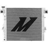Mishimoto MMRAD-WRA-07V2 Aluminum Radiator, Compatible with Jeep Wrangler JK, 2007-2017, Silver