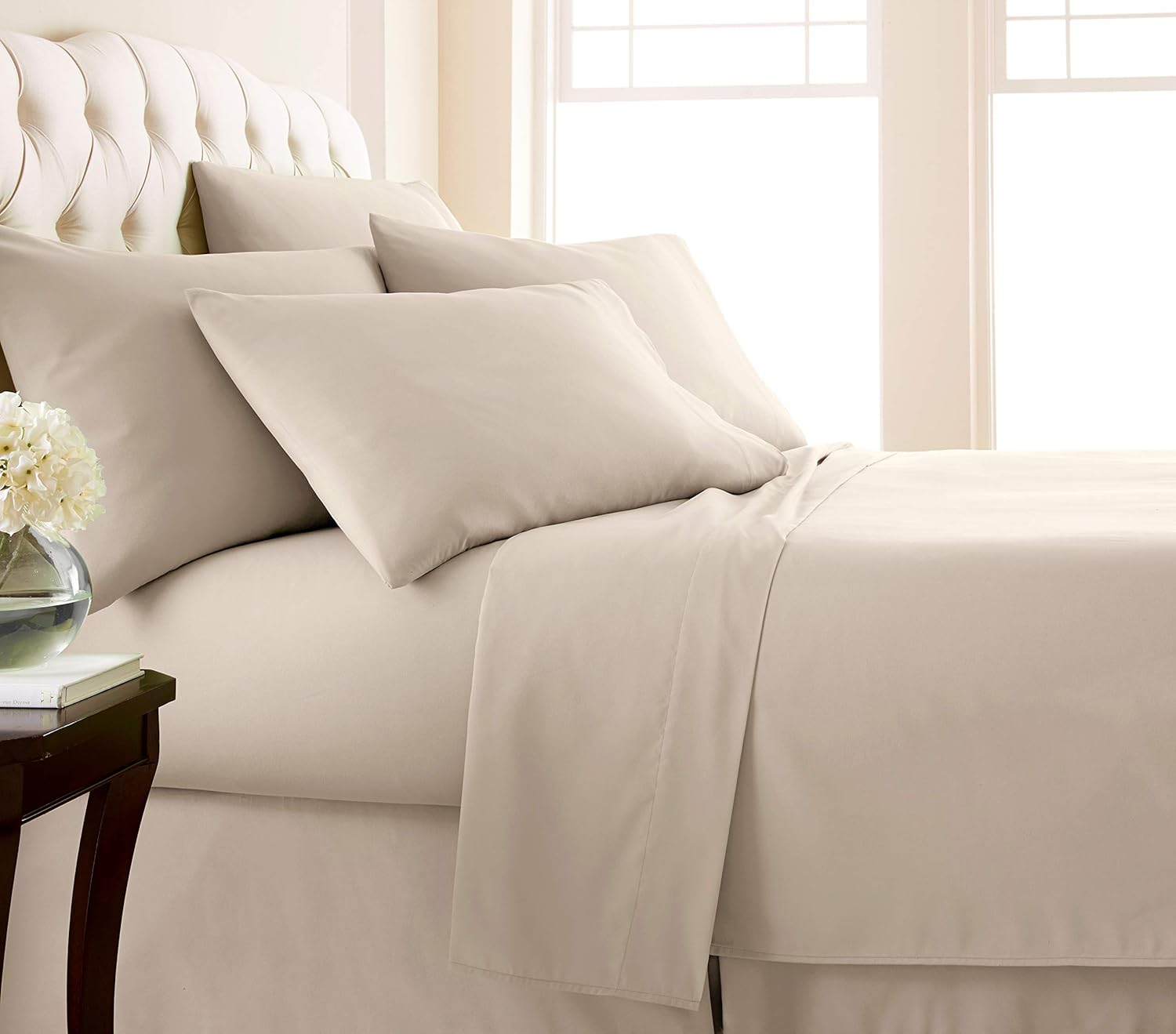 Best 6Pc Ivory King Bedding Sheets The Best Home
