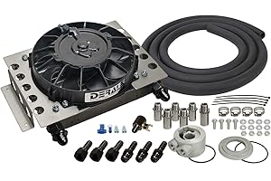 Derale 15450 Atomic-Cool Remote Cooler,Black