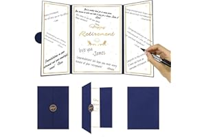 Trgowaul Retirement Party Decorations, Happy Retirement Guest Book Alternative, Funny Retirement Party Signature Certificate, Card Congrats Retired Party Supplies Gifts Sign for Men Women Coworkers