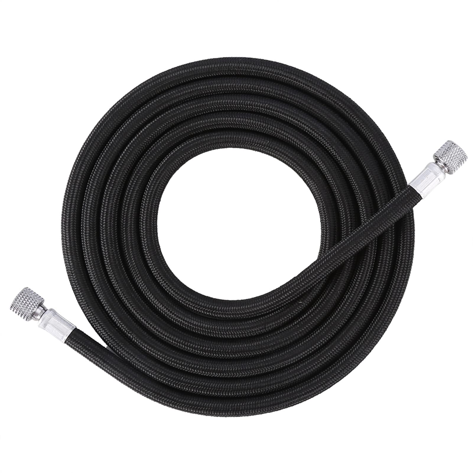 Raguso 1 . 8M Braided Airbrush Hose EVA Material Airbrush Air Hose Air Tube 1/8" 1/4" for Air Compressor Adaptor Fitting Ends Coupling