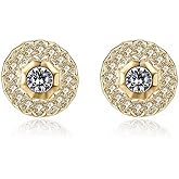 14K Gold Drop Earrings for Women, Dangle Stylish Leverback Earrings with Moissanite, A Must-have Fashion Accessory