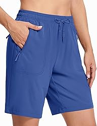 MAGCOMSEN Golf Shorts for Women 8" Hiking Shorts