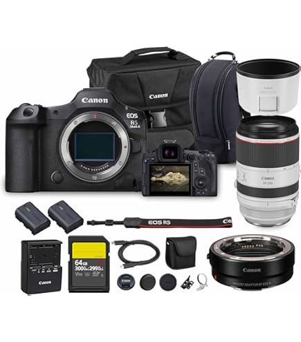 Amazon.com : Canon EOS R5 Mark II Mirrorless Camera with 24-105mm