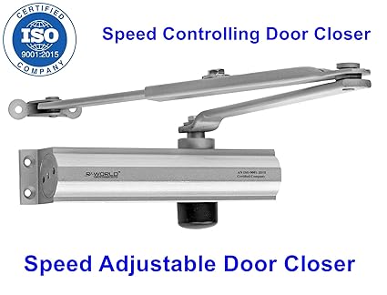 MADHULI R-World Hydraulic Door Closer Heavy Duty Aluminum Hydraulic Door Closer 1-Year PC to PC (Range of Door Closers Available:)