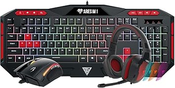 renewed gamdias poseidon m1 gaming keyboard mouse and headset combo black and red buy renewed gamdias poseidon m1 gaming keyboard mouse and headset combo black and red online at low price