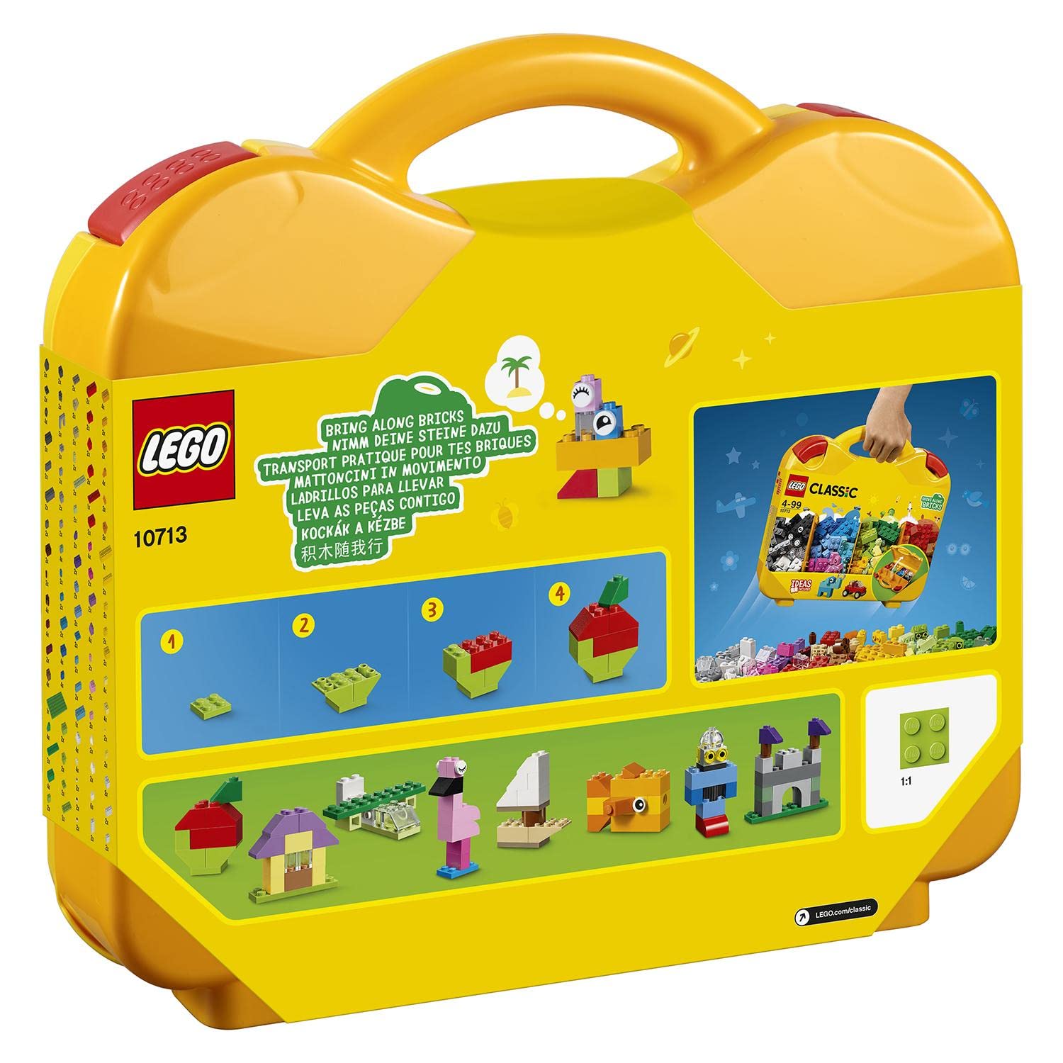 LEGO 10713 Classic Bausteine Starterkoffer – Farben Sortieren mit Aufbewahrungsbox, kreatives Geschenk, Kinderspielzeug für Mädchen und Jungen ab 4 Jahren 6