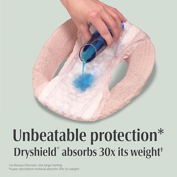 DEPEND FRESH PROTECTION ADULT DIAPERS, INCONTINENCE UNDERWEAR FOR WOMEN, DISPOSABLE, MAXIMUM, LARGE, BLUSH, 17 COUNT, PACKAGING MAY VARY