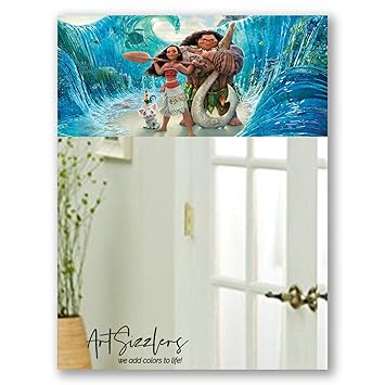 Buy Artsizzlers Home Decor Wall Mirror For Kids Room Moana