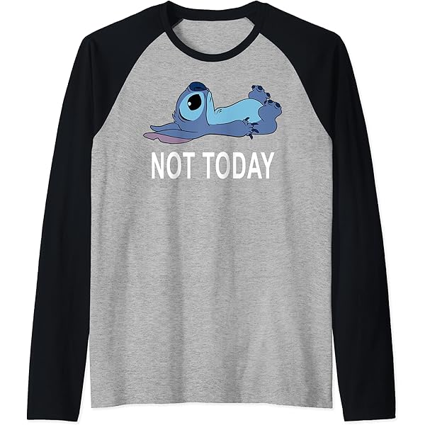 Amazon.com: Disney Lilo & Stitch Not Today Stitch Zip Hoodie