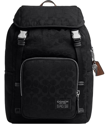 Amazon.com: COACH Charter Backpack with Sketch Print, Black Multi