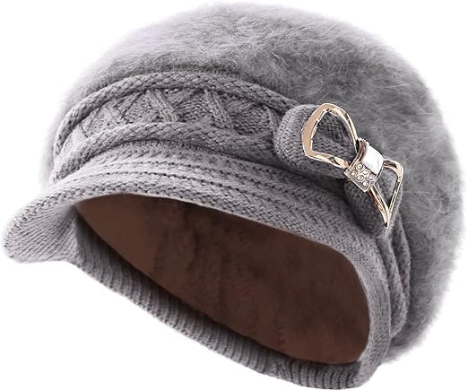 knit newsboy cap