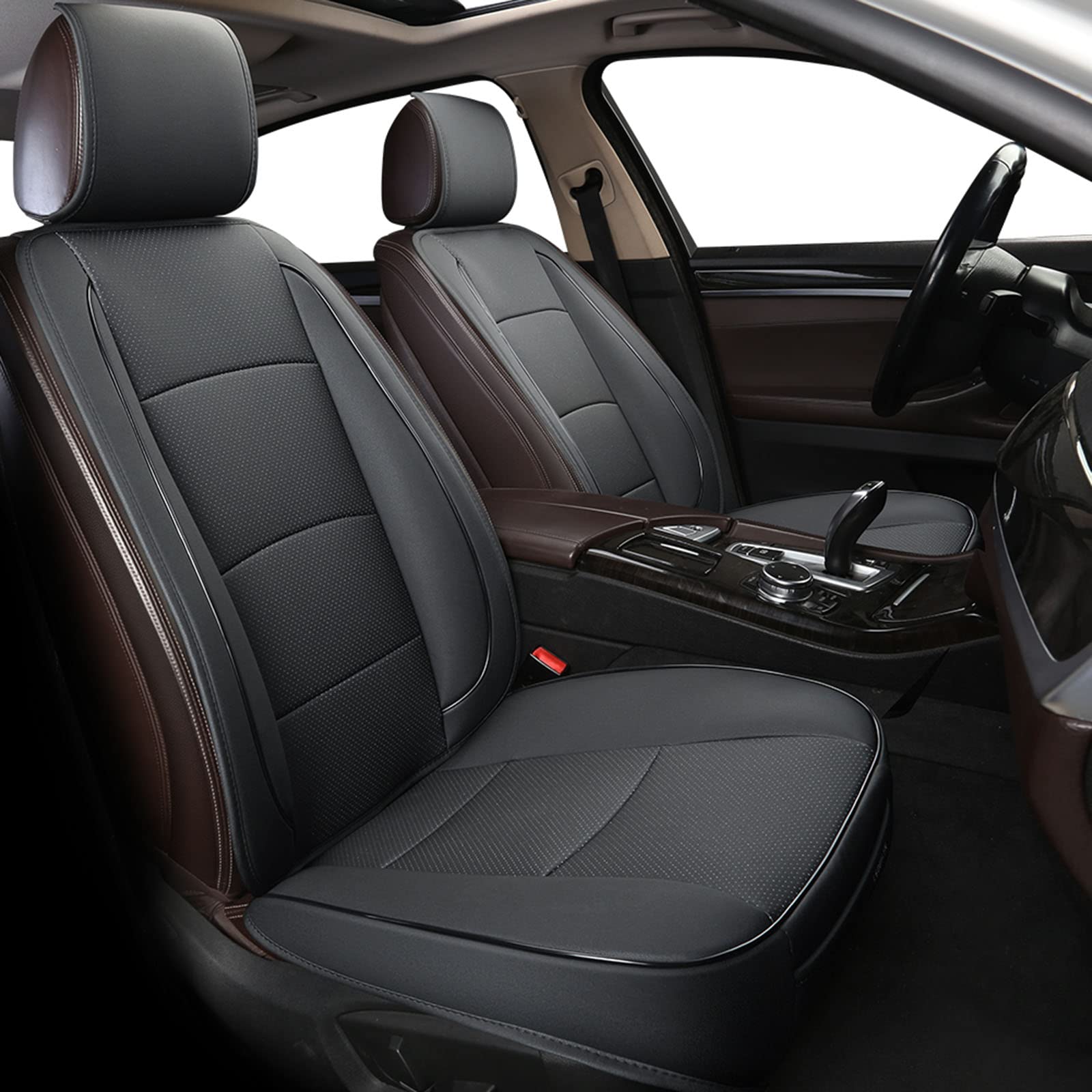 Photo 1 of ***PARTS ONLY***EDEALYN 1 Pack Luxury Automotive Seat Cover Water Proof PU Leather Front Car Seat Cover Protectors Seat Cover Universal Fit 95% Vehicles