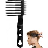Blend Friend Fade Comb Set Black Self Hair Cutting Tools for Men &amp; Boys 1PC | Professional Barber Haircut Combs for Fading &amp; Blending, Fade Guide Comb Kit for Hair Clipper, Salon &amp; Home Use, with Handle