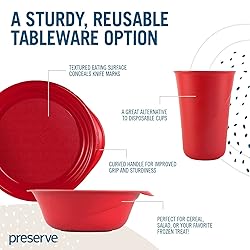 Preserve Reusable BPA Free Everyday Tableware Set