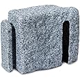 Beuta Greystone Left Turn Block – Landscape Edging for Lawn & Garden, Easy No Dig Installation and Connects to Other Beuta Blocks, Heavy Duty Composite Resin Flex Wall Stone - 1 pc.
