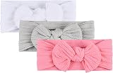 Aolso Baby Girl Nylon Headbands 3pcs Newborn Headbands & Bows view 1