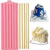 nklbio 1 Pcs Bohemian Cake Decoration Silicone Mold, Hemp Rope Chocolate Fondant Mold, for Kitchen Baking Cupcake Toppers Cookies Candy Sugar Craft Dough Home Decor Resin Plaster Clay Reusable