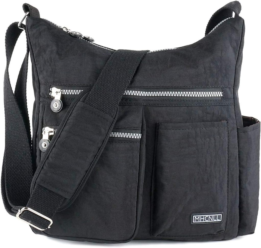 Crossbody Bag with Anti Theft RFID Pocket - Women Lightweight Water-Resistant Purse