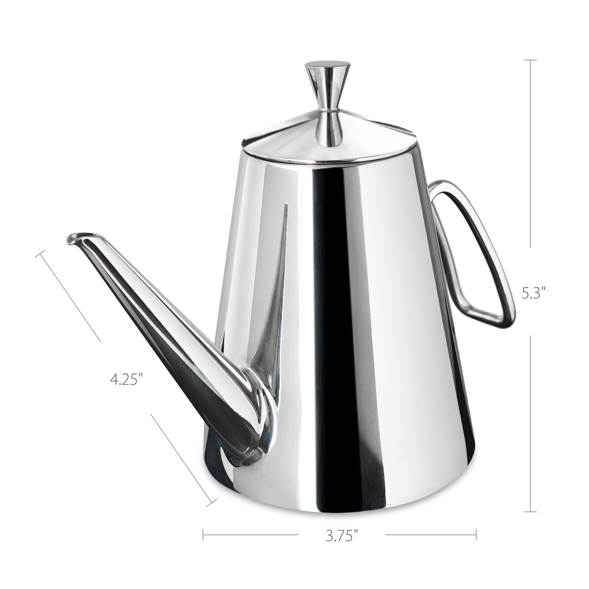 Stainless Steel Olive Oil Can Drizzler Cruet / Bottle / Dispenser with