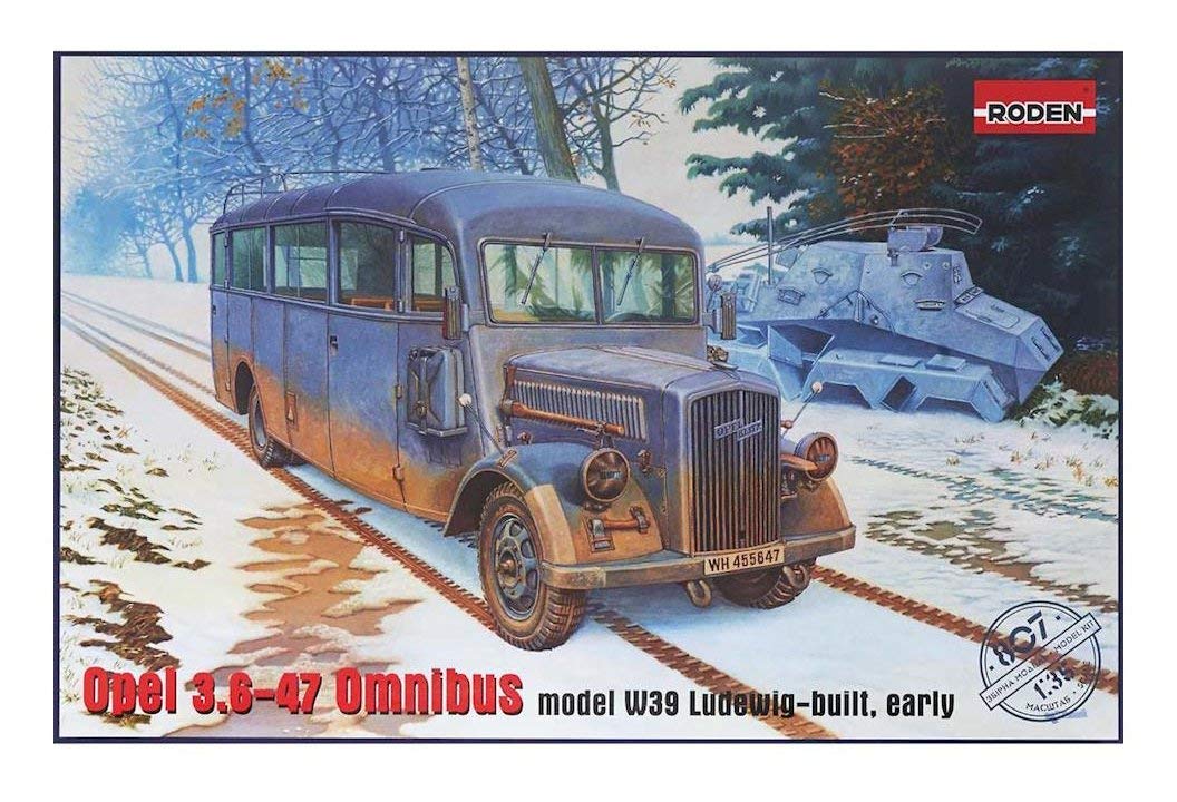 Roden RD807 – 1:35 kit Opel Blitz 3.6 – 47 W39 Ludewig Vehicle