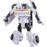 Transformers CYBERWORLD Wheeljack Cyber Changers 4-Inch Action Figure, Quick Change to Car Mode, Robot Toys for Boys and Girl