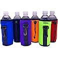 Blank Neoprene Water Bottle Coolie (Variety Color 6 Pack)
