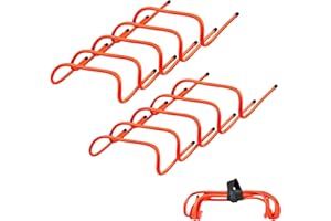Yes4All Agility Speed Training Agility Hurdles for Athletes - 10 Pack - Speed and Agility Training Equipment for Soccer Baske