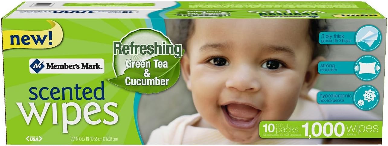 1000 baby wipes