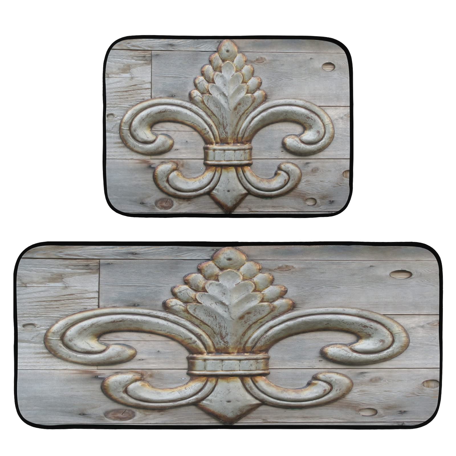 Tin Fleur De Lis Kitchen Mats Kitchen Rugs Runner