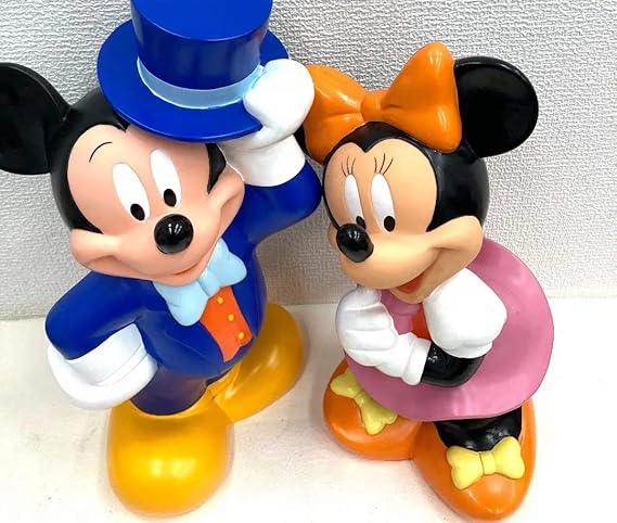 Amazon レトロコレクション ディズニー ミッキー ミニー 貯金箱 三菱東京銀行でぃずにー Wcdd 不朽 名作 貯金箱 ホビー