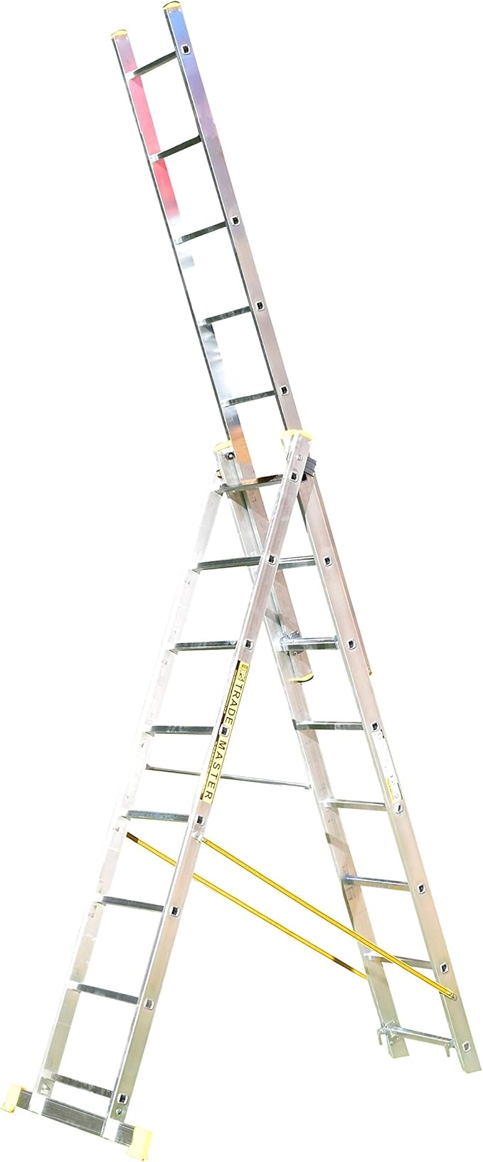 8 Rung Combi AllinOne Extension Ladder, Step Ladder & Free Standing