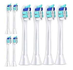 Replacement Brush Heads for Philips Sonicare ProtectiveClean 4100 5100 6100 Gum Health Electric Toothbrush, Compatible with Philips Sonicare HX6530 HX6250 HX6850 HX8920 HX9023, White, 8 Packs