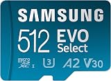 Samsung EVO Select 512GB microSDXC UHS-I U3 130MB/s with SD Adapter EU