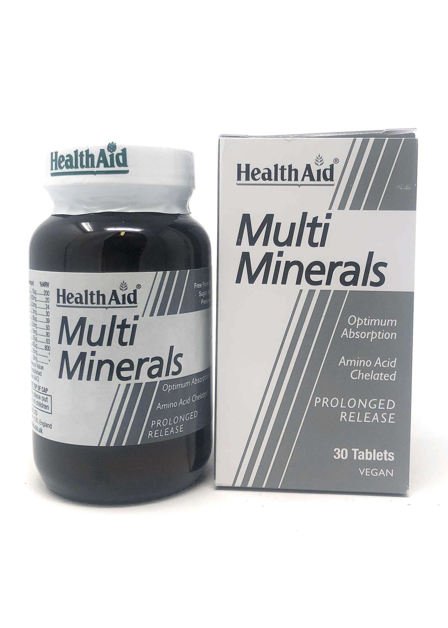 HealthAid Multiminerals - Prolong Release - 30 Tablets