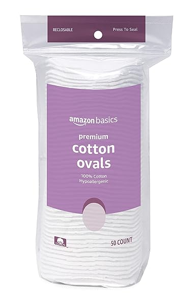 AMAZON BASICS OVAL PREMIUM PADS, 300 COUNT (6 PACKS OF 50) (PREVIOUSLY SOLIMO)