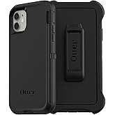 OtterBox iPhone 11 (Only) - Defender Series Screenless Edition Case - Black - Rugged & Durable - with Port Protection - Holster Clip Included - Non-Retail Packaging