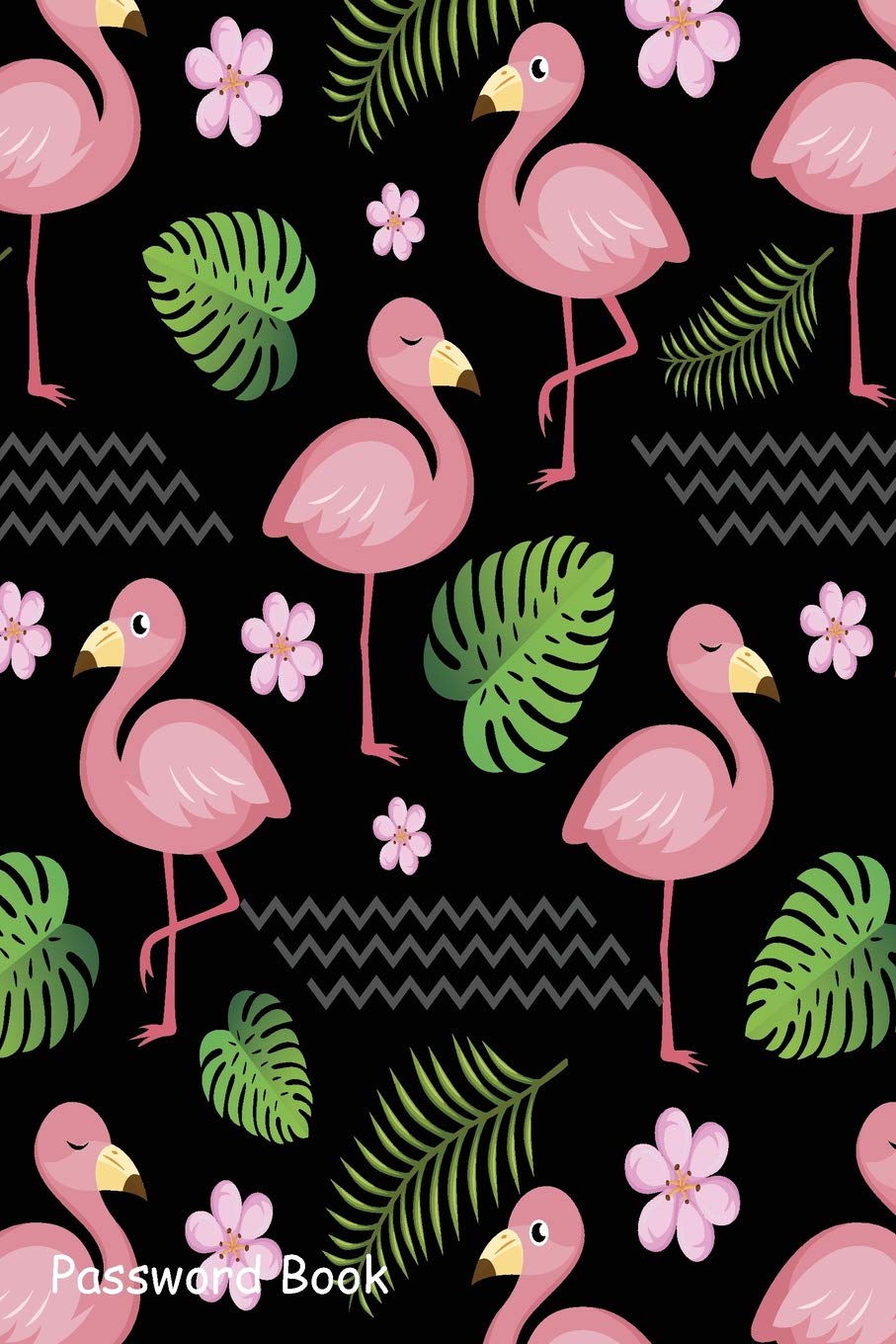 Password Book: Include Alphabetical Index With Flamenco Summer