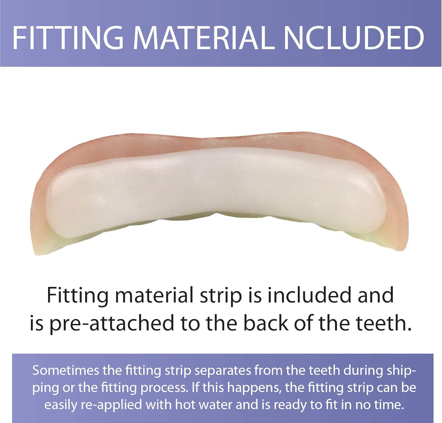 Professional Cosmetic Upper - New from Instant Smile! Hand crafted detail, custom fit at home! Works Best in Medium to Large Sized Mouths. : Beauty