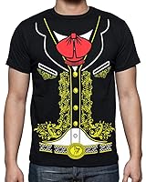 Viva Mexico Men's Mexican Mariachi Charro Cinco de Mayo Costume T Shirt