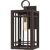 Quoizel PLH8410WT Pelham Outdoor Wall Sconce, 1-Light 100 Watts, Western Bronze