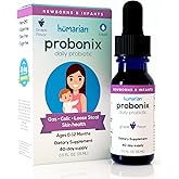 Humarian Probonix for Newborns and Infants 0-12 Months - High Bioavailability Liquid Probiotics - 8-Strain Baby Probiotic Drops for Gas, Colic, Lactose Intolerance & More - 40-Day Supply, Grape Flavor