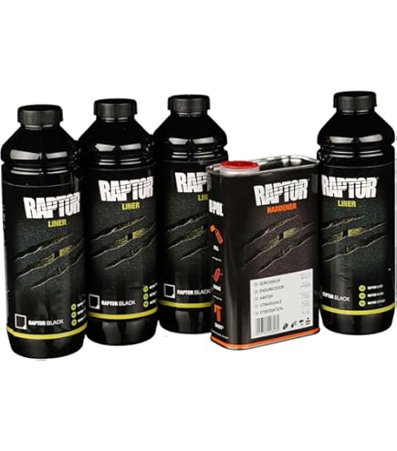 Amazon.com: 1 Liter RAPTOR Kit Black NR : Automotive