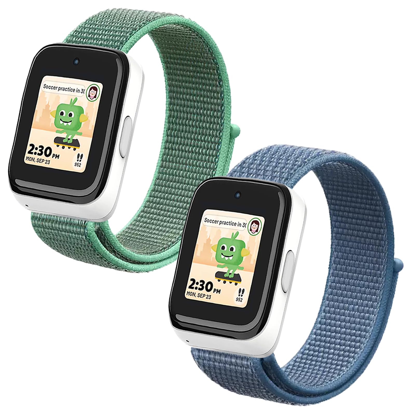 NewJourney Nylon Bands Compatible with SyncUP Watch 2/1 Band, Breathable Hook&Loop Replacement Band